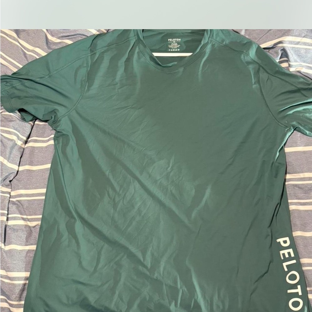 Peloton Men's Teal Short Sleeve Tee